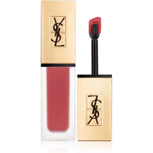 Yves Saint Laurent Tatouage Couture ultra-matowa szminka w płynie odcień 16 Nude Emblem – Terra Cotta Pink 6 ml