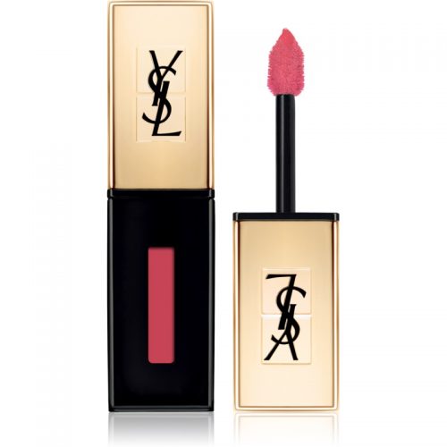 Yves Saint Laurent Vernis À Lèvres Glossy Stain długotrwała pomadka i błyszczyk do ust 2 w 1 odcień 12 Corail Acrylic 6 ml