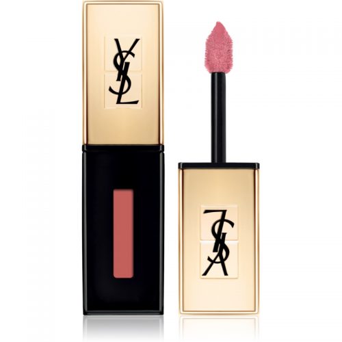 Yves Saint Laurent Vernis ? L?vres Glossy Stain długotrwała pomadka i błyszczyk do ust 2 w 1 odcień 07 Corail Aquarelle 6 ml