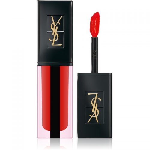 Yves Saint Laurent Vernis À Lèvres Water Stain długotrwała szminka w płynie nawilżający i dodający blasku odcień 618 Wet Vermilion 5,9 ml