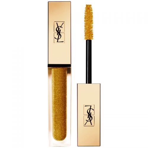 Yves Saint Laurent Vinyl Couture Mascara tusz do rzęs zwiększający objętość, wydłużający i podkręcający odcień 8 I’m The Fire – Gold Sparkle – Top Coa