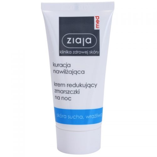 Ziaja Med Hydrating Care przeciwzmarszczkowy krem na noc do cery wrażliwej i suchej 50 ml
