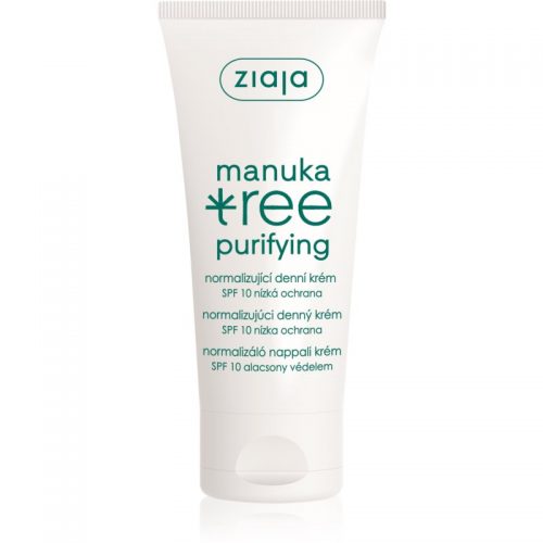 Ziaja Oczysczanie Liscie Manuka krem na dzień normalizujący SPF 10 50 ml
