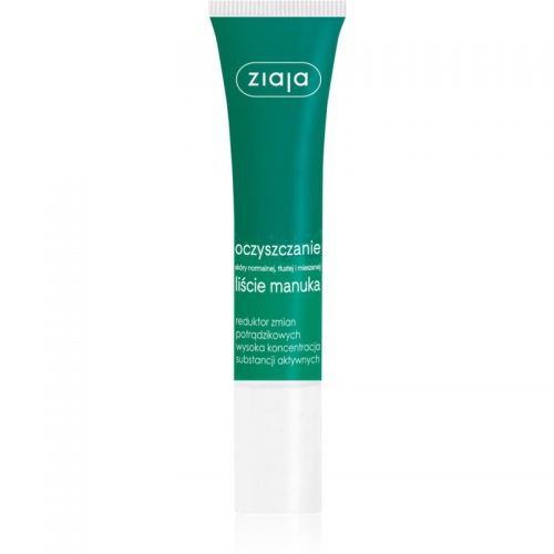 Ziaja Oczysczanie Liscie Manuka wygładzający krem na dzień i noc przeciw trądzikowi 15 ml